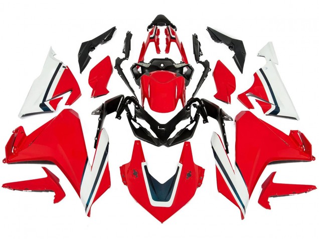 Red White Black 2022-2023 Honda CBR500R Motorcycle Fairing Kits