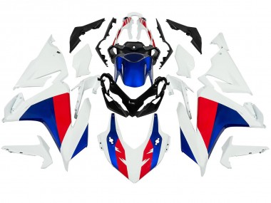 White Red Blue 2022-2023 Honda CBR500R Motorcycle Fairings