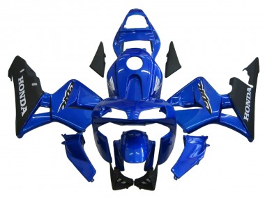 Blue Matte Black 2003-2004 Honda CBR600RR Motorcycle Fairing
