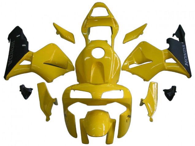 Yellow Black 2003-2004 Honda CBR600RR Motorcycle Fairings