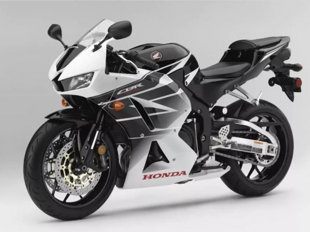 White Black 2013-2023 Honda CBR600RR Motorcycle Fairings