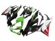 Green Glossy Black White Red 2019-2022 Kawasaki ZX6R Motorcycle Fairings