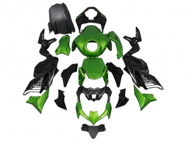 Green Black 2020-2024 Kawasaki Z900 Motorcycle Fairings