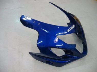 Blue Grey Glossy Black 2004-2005 Suzuki GSXR 600/750 Motorcycle Fairings