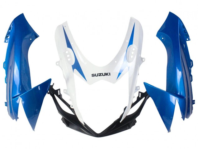 Blue White 2011-2024 Suzuki GSXR 600/750 Motorcycle Fairings