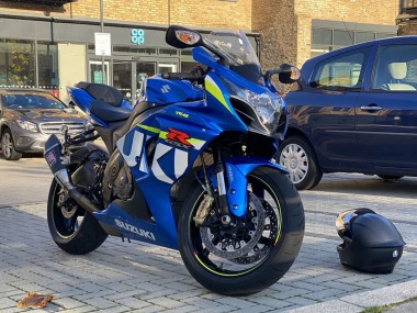 Blue Green White 2009-2016 Suzuki GSXR 1000 Motorcycle Fairings