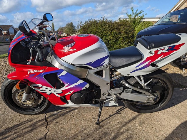 Red Blue White 1994-1995 Honda CBR900RR 893 Motorcycle Fairings