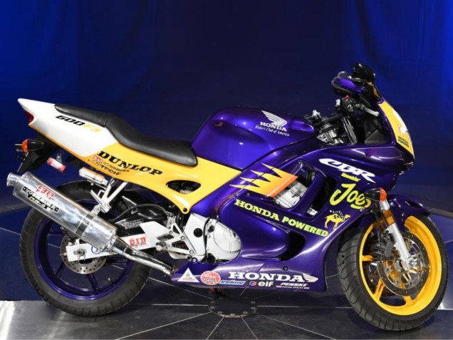 Yellow Silver Blue 1995-1996 Honda CBR600 F3 Motorcycle Fairings