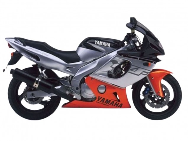 Grey Orange Black 1996-2007 Yamaha YZF600R Thundercat Motorcycle Fairings