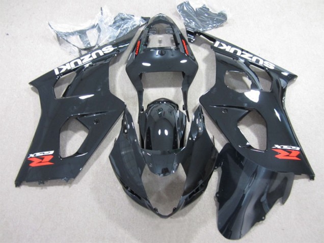 Glossy Black 2003-2004 Suzuki GSXR 1000 Motorcycle Fairing