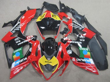 Black Red Yellow Blue JOMO 2005-2006 Suzuki GSXR 1000 Motorcycle Fairings