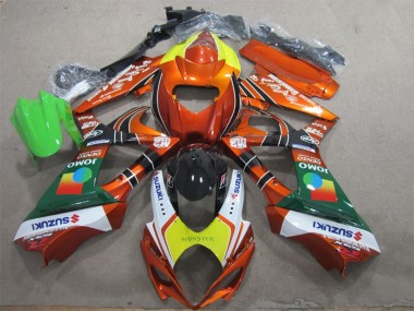Orange Yellow White Red Green Monster 2007-2008 Suzuki GSXR 1000 Motorcycle Fairings