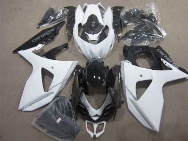 White Black 2009-2016 Suzuki GSXR 1000 Motorcycle Fairing Kits