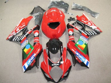 Red Blue Green Black JOMO 2004-2005 Suzuki GSXR 600 Motorcycle Fairings