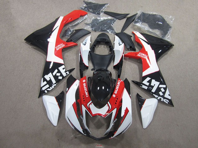 Black Red 2011-2024 Suzuki GSXR 750 Motorcycle Fairings