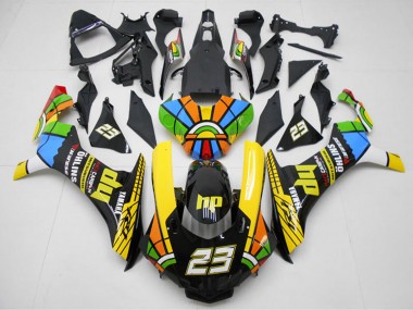 Yellow Red Blue Green HP Color Wheel 23 2015-2019 Yamaha YZF R1 Motorcycle Fairings