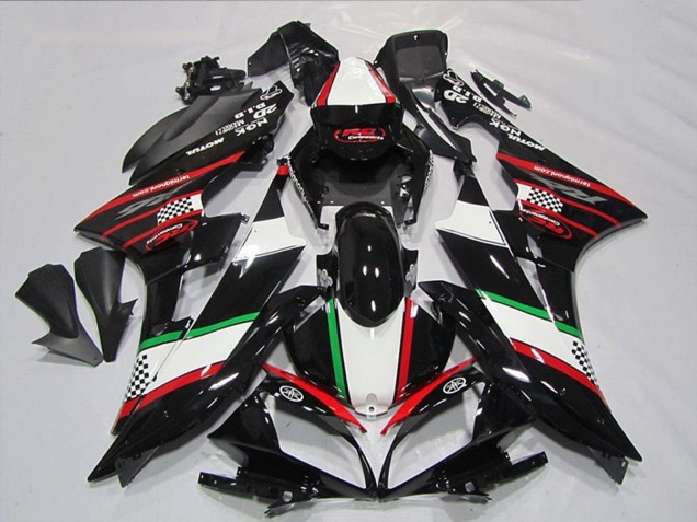 White Red Glossy Black Green Motul 2006-2007 Yamaha YZF R6 Motorcycle Fairings