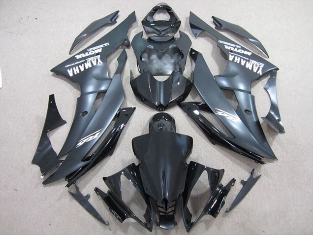 Glossy Black Matte Black White Decals 2008-2016 Yamaha YZF R6 Motorcycle Fairings