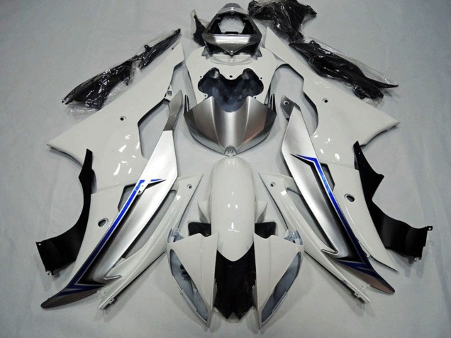 White Blue Black 2008-2016 Yamaha YZF R6 Motorcycle Fairing Kits