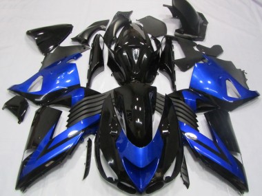 Black Blue 06-11 ZX14R ZZR1400 Motorcycle Fairings