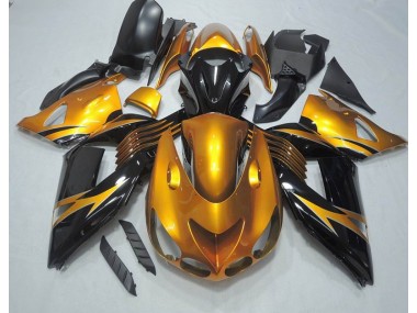 Black Gold 06-11 ZX14R ZZR1400 Motorcycle Fairings