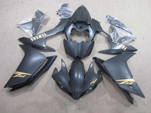 Black Gold Decal 07-08 YZF R1 Motorcycle Fairing Black Gold Decal 07-08 YZF R1 Motorcycle Fairing