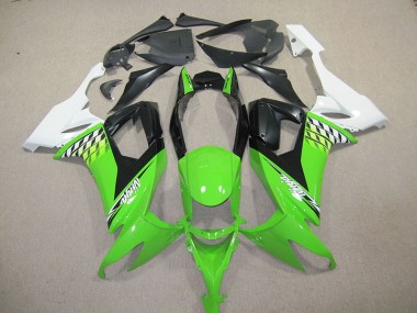 Black Green Ninja 08-10 ZX10R Motorcycle Fairings