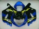 Blue 01-03 GSXR 600/750 Motorcycle Fairings Blue 01-03 GSXR 600/750 Motorcycle Fairings
