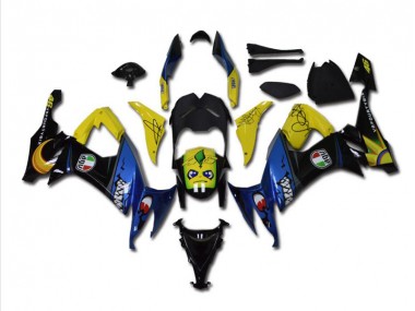 Blue Shark 08-10 ZX10R Motorcycle Fairings