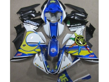 Blue White Yellow 46 09-11 YZF R1 Motorcycle Fairings