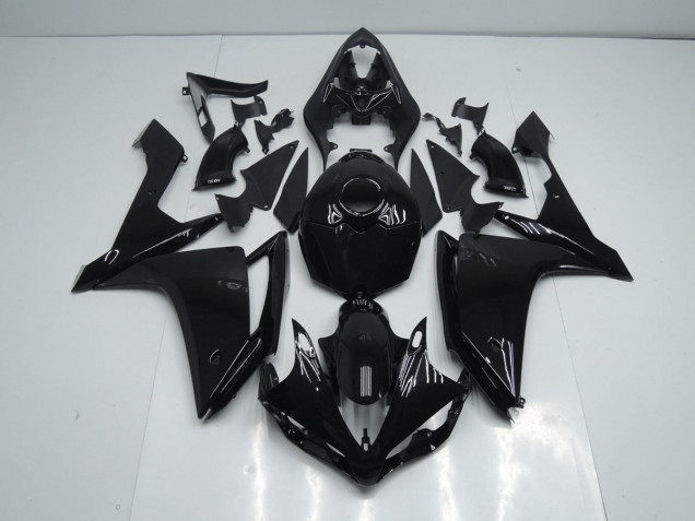 Glossy Black 07-08 YZF R1 Motorcycle Fairings Glossy Black 07-08 YZF R1 Motorcycle Fairings