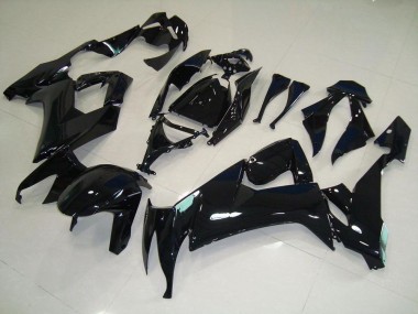 Glossy Black 08-10 ZX10R Motorcycle Fairings