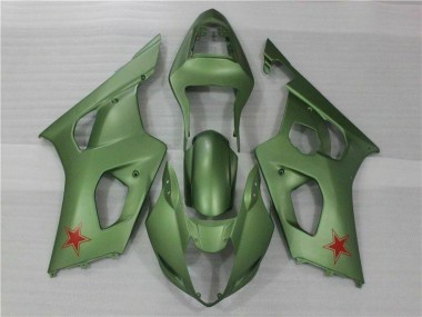 Green 03-04 GSXR 1000 Motorcycle Fairings