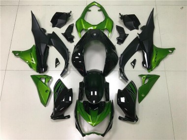 Green Black 13-16 Z800 Motorcycle Fairing
