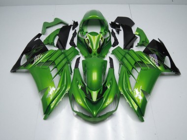 Green Flame 12-21 ZX14R ZZR1400 Motorcycle Fairings