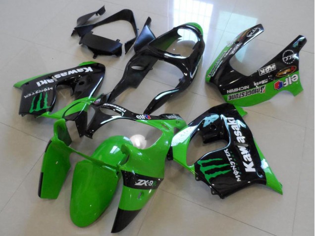 Green Monster 00-01 ZX9R Motorcycle Fairings Green Monster 00-01 ZX9R Motorcycle Fairings