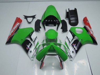 Green Motocard 03-04 ZX6R Motorcycle Fairings