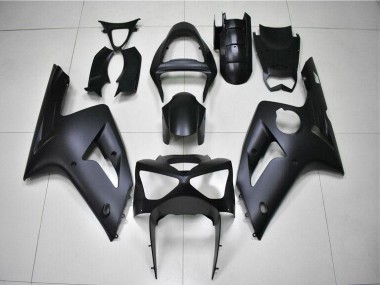 Matte Black 03-04 ZX6R Motorcycle Fairings