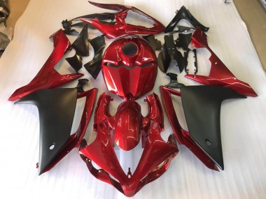 Matte Black Red 07-08 YZF R1 Motorcycle Fairing