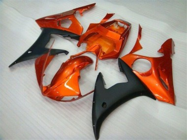 Orange Black 03-05 YZF R6 Motorcycle Fairings