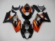 Orange Black 07-08 GSXR 1000 Motorcycle Fairings Orange Black 07-08 GSXR 1000 Motorcycle Fairings