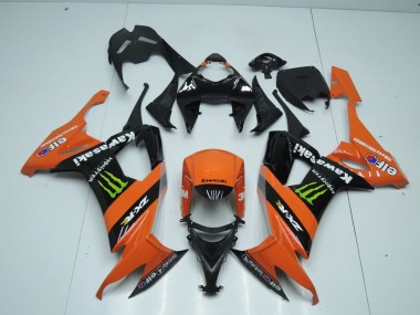 Orange Monster 08-10 ZX10R Motorcycle Fairings