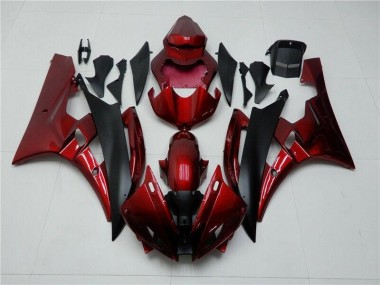 Red Black 06-07 YZF R6 Motorcycle Fairing