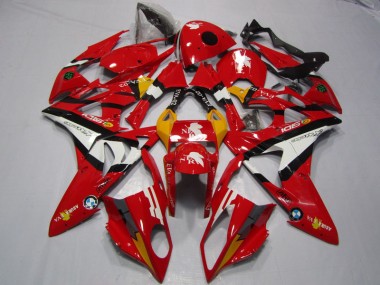 Red White 09-14 S1000RR Motorcycle Fairings