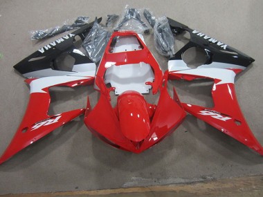 Red White Decal 03-05 YZF R6 Motorcycle Fairings