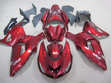 Red White Ninja Decal 06-11 ZX14R ZZR1400 Motorcycle Fairings