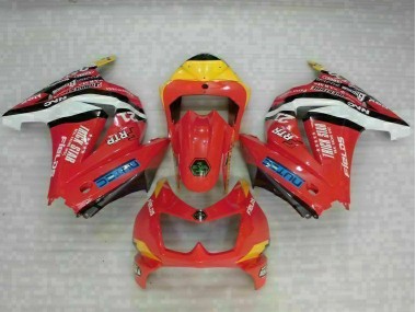 Red Yellow 08-12 EX250 Motorcycle Fairings