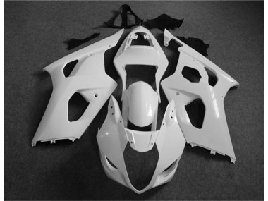 White 03-04 GSXR 1000 Motorcycle Fairing Kits