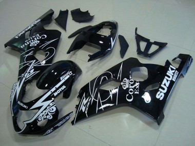 White Corona Extra Motul 04-05 GSXR 750 Motorcycle Fairings