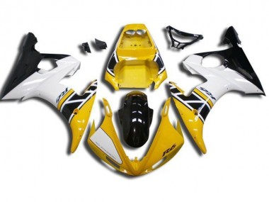 Yellow 03-05 YZF R6 Motorcycle Fairings